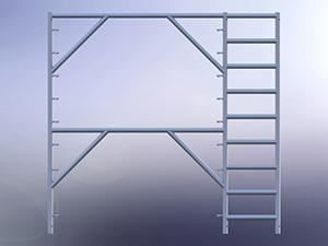 Рама для строительных лесов (строительство жилых домов) with 18' Ladder